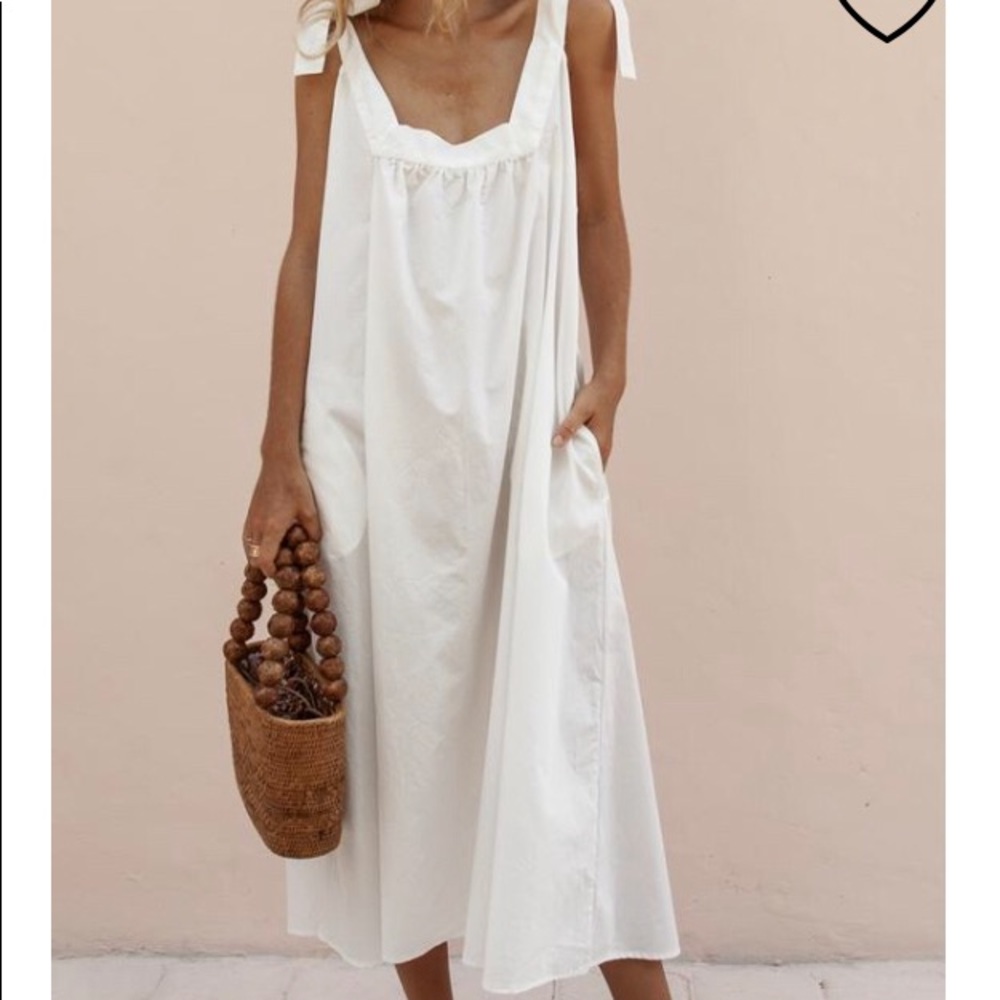 Posse white cotton dress